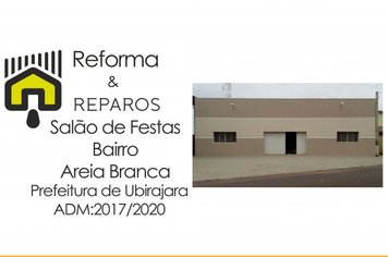 Após reparos, Prefeitura entrega Salão de Festas do Bairro Areia Branca