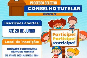 Processo Seletivo para o Conselho Tutelar!