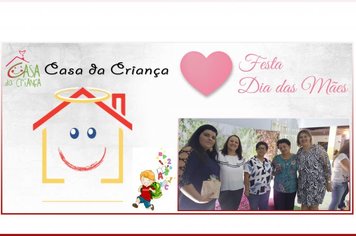 Crianças e adolescentes da Casa da Criança comemoram dia das mães