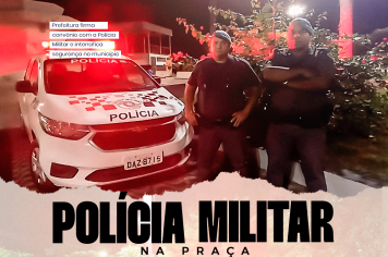 POLÍCIA MILITAR NA PRAÇA
