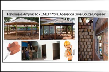 Prefeitura inicia reforma da EMEI “Profa. Aparecida Silva Souza Briqueze” e investe mais em Educação